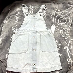 OshKosh B’gosh overalls light blue denim dress size 5T